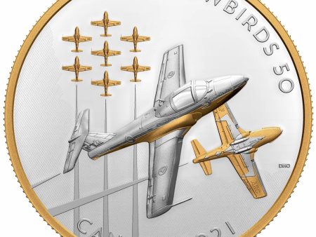 RDC 2021 Canada $50 The Snowbirds: A Canadian Legacy Fine Silver (No Tax) scratched capsule Supply