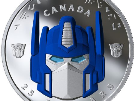 RDC 2019 Canada $25 Transformers - Optimus Prime Fine Silver (No Tax) scratched capsule Fashion