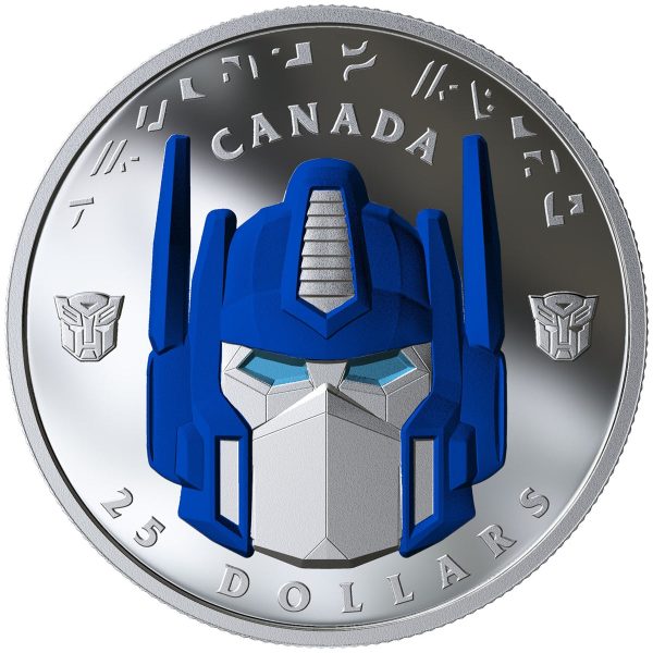 RDC 2019 Canada $25 Transformers - Optimus Prime Fine Silver (No Tax) scratched capsule Fashion