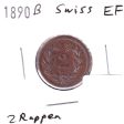 Switzerland 1890B 2 Rappen Extra Fine (EF-40) Discount