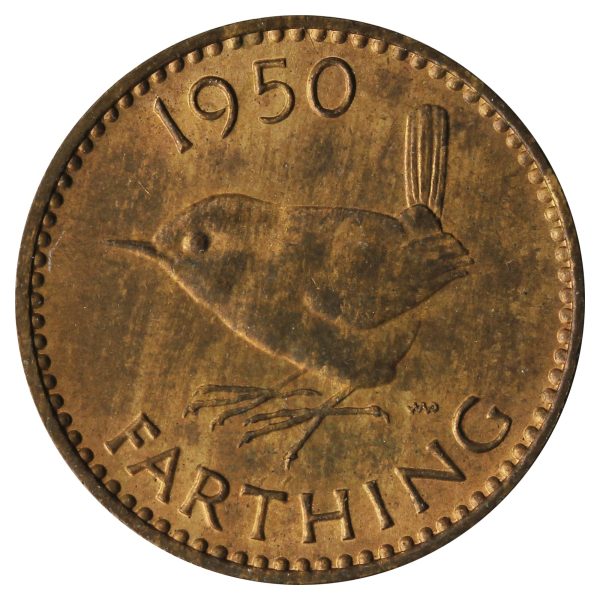 Great Britain 1950 Farthing Uncirculated (MS-60) Online Sale