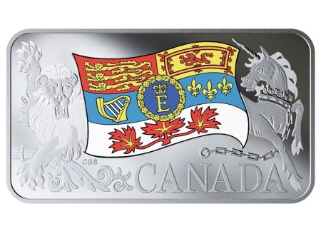 RDC 2019 $25 HRH Queen Elizabeth II s Personal Canadian Flag (No Tax) Issues Sale