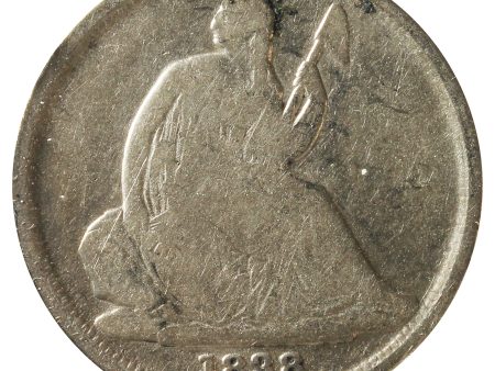 1838 O USA Dime Good (G-4) Impaired For Cheap