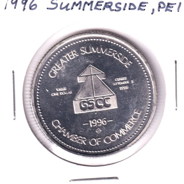 Summerside, Prince Edward Island, 1996 Matthew Dollar Trade Token Online Hot Sale