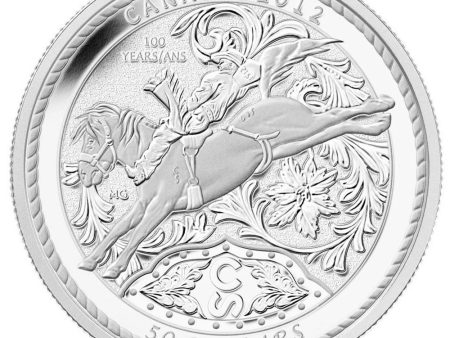 RDC 2012 Canada $50 100 Years of the Calgary Stampede 5oz. Silver (No Tax) - Impaired For Cheap