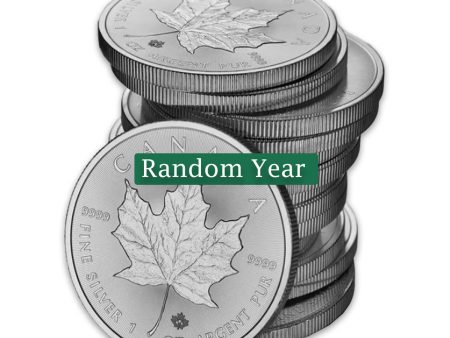 (LPO) Random Year 1oz Silver Maple Leaf .9999 (TAX exempt) Scratches - NO Credit Card, Paypal. Discount