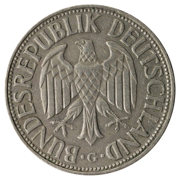 German Federal Republic 1961G Mark VF-EF (VF-30) Sale