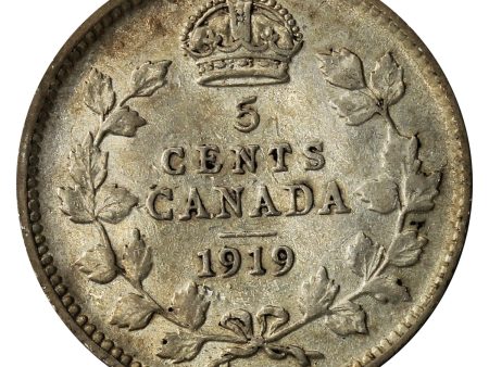 1919 Canada 5-cents VG-F (VG-10) Online Sale