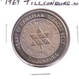 1967 Tillsonburg, ON, Canada Centennial Medallion: Heart of Canadian Tobacco Belt Online Sale