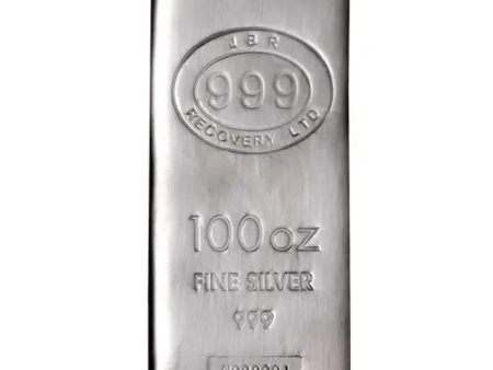 (LPO) JBR 100oz .999 Silver Bar (TAX Exempt) No Credit Cards or Paypal. (Lightly Toned Scratched) Hot on Sale