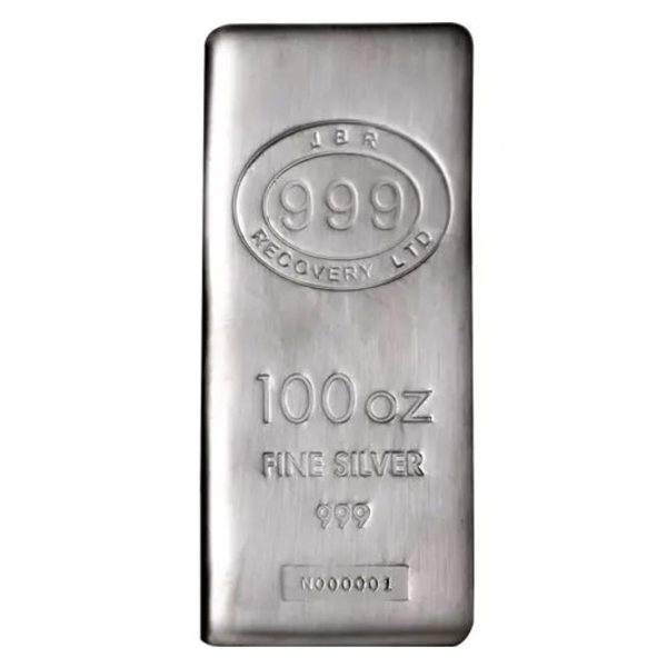 (LPO) JBR 100oz .999 Silver Bar (TAX Exempt) No Credit Cards or Paypal. (Lightly Toned Scratched) Hot on Sale