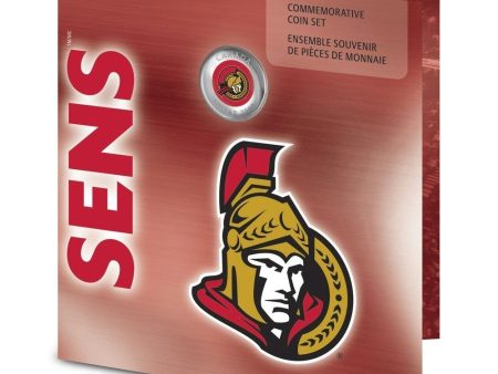 2008 Canada Ottawa Senators NHL Coin Set with Colourized Dollar. Hot on Sale