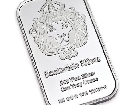 Scottsdale Mint  The One  1oz. .999 Silver Bar (No Tax) - Lightly Toned Sale