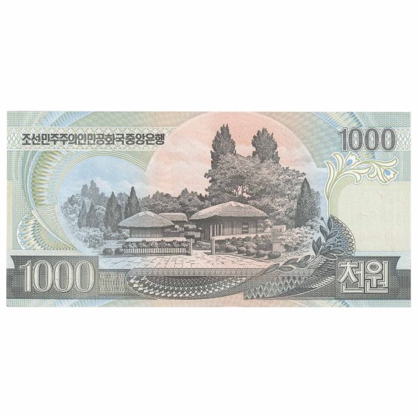 North Korea 2006 1,000 Won Note, Pick #45b, UNC Discount