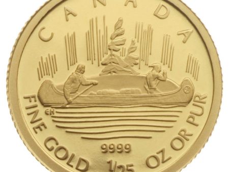 RDC 2005 Canada 50-cent Voyageur 1 25oz. Pure Gold Coin (TAX Exempt) (sleeve damage) For Discount