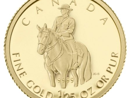 RDC 2010 Canada 50-cent RCMP 1 25oz Fine Gold (No Tax) Missing Sleeve Online Hot Sale