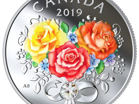 RDC 2019 Canada $3 Celebration of Love Fine Silver (scuffed capsule) Fashion