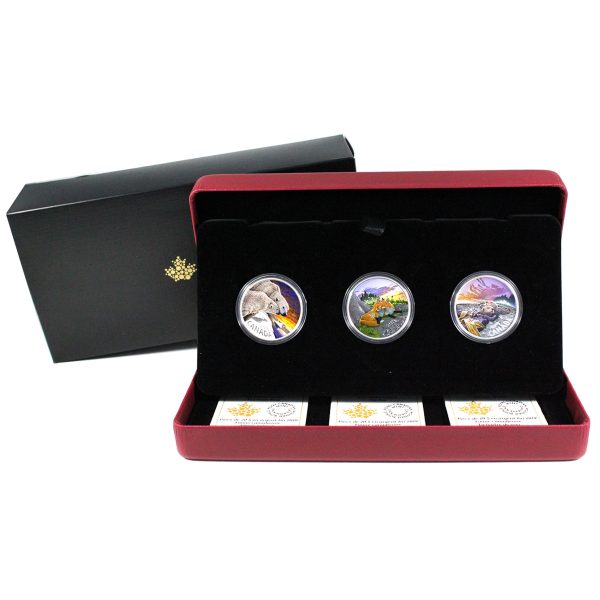 RDC 2019 $20 Canadian Fauna 3-coin Set in Deluxe Case (No Tax) missing 2 COAs Hot on Sale