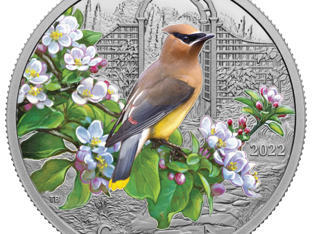 RDC 2022 Canada $20 Colourful Birds: Cedar Waxwing Fine Silver (No Tax) impaired Fashion