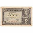 Poland 1936 2 Zlote Note, Pick #76, EF-AU Sale