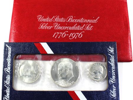 1776-1976-S USA Bicentennial Silver Uncirculated Set & Display (Light issues) Hot on Sale