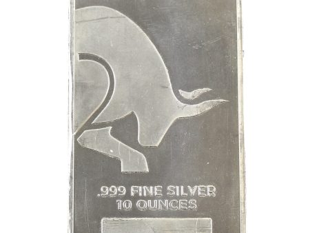 Silver GoldBull 10oz Fine Silver .999 Bar (No Tax) Online now