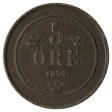 Sweden 1876 5 Ore VF-EF (VF-30) $ Sale