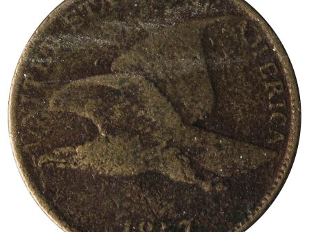 1857 Flying Eagle USA Cent VG-F (VG-10) Impaired For Sale