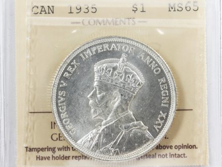 1935 Canada Dollar ICCS Certified MS-65 (XVR 356) Discount