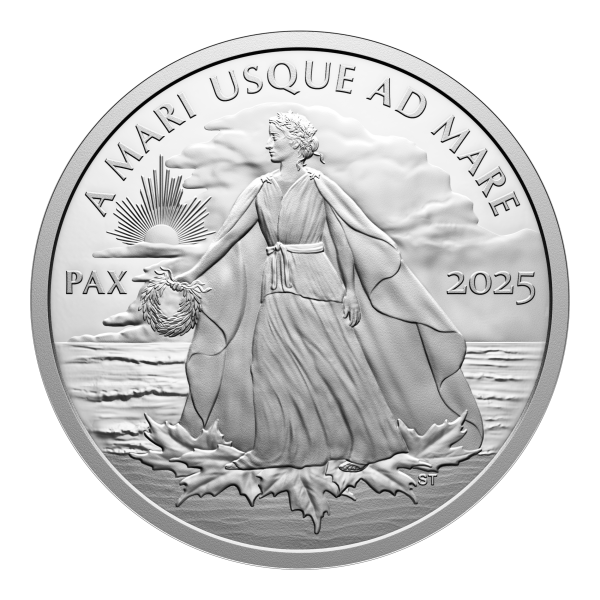 2025 Canada $1 Peace Dollar Fine Silver (No Tax) Fashion