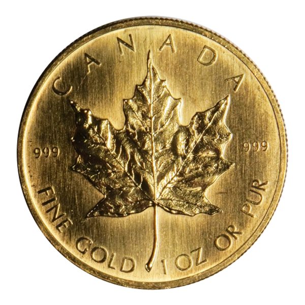 (LPO) Three 9 s Canada 1oz. .999 Gold Maple Leaf (TAX exempt) Impaired. NO Credit Card, Paypal. Supply