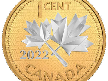 RDC 2022 Canada 1-cent 10th Anniversary of the Farewell to the Penny 5oz. Silver (No Tax) scratched capsule Fashion