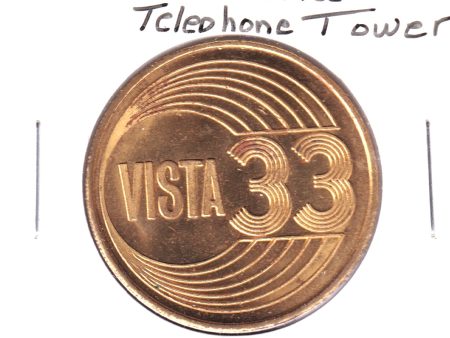 Vista 33 Alberta Telephone Tower Token For Sale