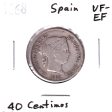 Spain 1868 40 Centimos VF-EF (VF-30) Hot on Sale