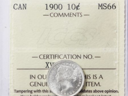 1900 Canada 10-cents ICCS Certified MS-66 Hot on Sale