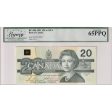 BC-58b 1991 Canada $20 Bonin-Thiessen, EVD with BPN, Legacy Certified GUNC-65 PPQ For Discount