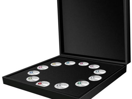 RDC 2012 Canada $3 12-coin Birthstone Collection with Deluxe Box (No CoAs, Sleeve Worn) Discount