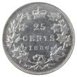 Scarce 1886 6 6, Obv. 5 SBE Canada 25-cents ICCS Certified AU-55 Online now