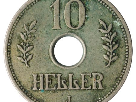 German East Africa 1909J 10 Heller Very Fine (VF-20) Supply