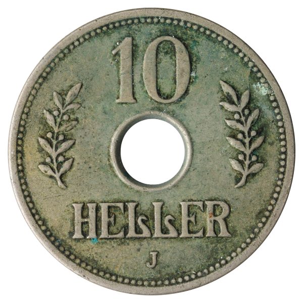 German East Africa 1909J 10 Heller Very Fine (VF-20) Supply