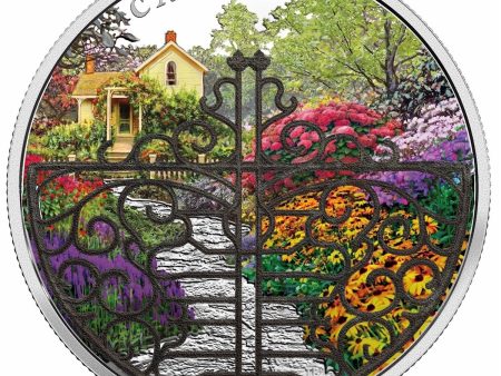 RDC 2017 Canada $30 Gate to Enchanted Garden Fine Silver (No Tax) marks on rim For Cheap