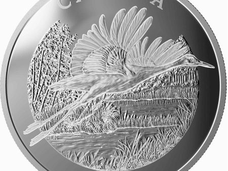 RDC 2015 Canada $125 Conservation - Whooping Crane Fine Silver (No Tax) impaired Hot on Sale