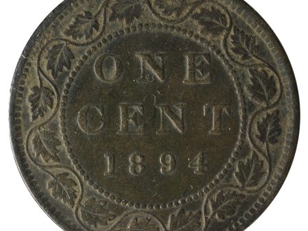 1894 Canada 1-Cent VF-EF (VF-30) Impaired Hot on Sale