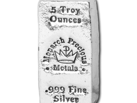 Monarch Hand Poured 5oz .999 Silver Bar (No Tax) Online