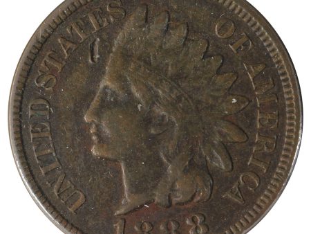 1888 USA Cent VF-EF (VF-30) Scratched, Cleaned, or Impaired Online Sale