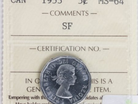 1953 SF Canada 5-Cents ICCS Certified MS-64 Sale