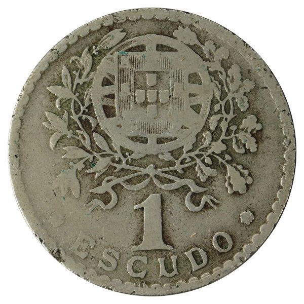 Portugal 1944 1 Escudo Very Good (VG-8) Online Sale