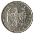 German Third Reich 1936D Mark EF-AU (EF-45) Cheap