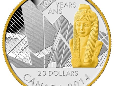 RDC 2014 Canada $20 Centennial of the ROM Fine Silver (No Tax) rips on sleeve Online Hot Sale