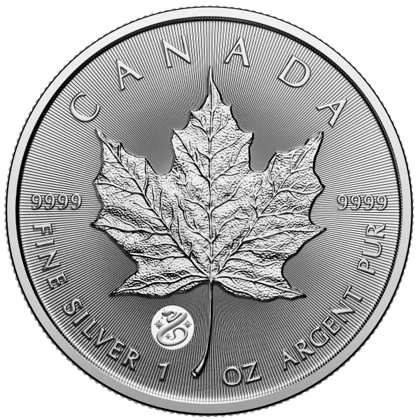 2025 Canada $5 Treasured Maple Leaf: Year of the Snake Privy Mark Pure Silver (No Tax) Sale